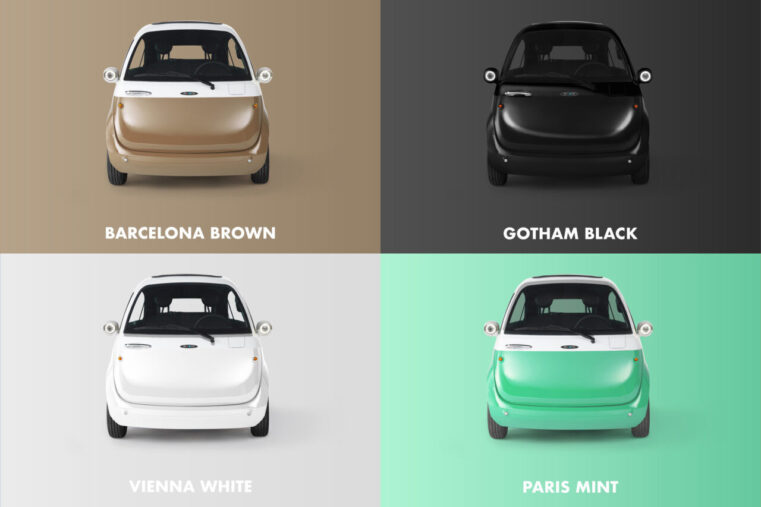 Microlino couleurs