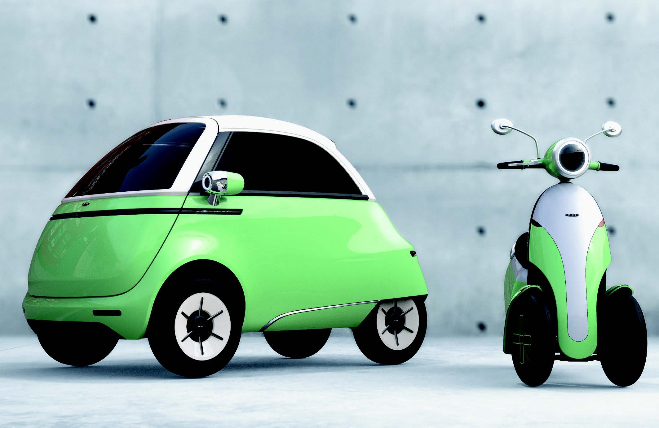 Microlino et Artega Karo