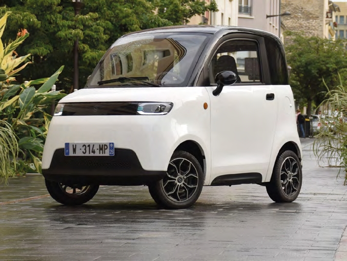 Simplicicar S1 voiture sans permis électrique compacte vue avant
