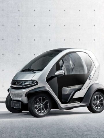 Eli Zero voiture sans permis électrique compacte en vue latérale